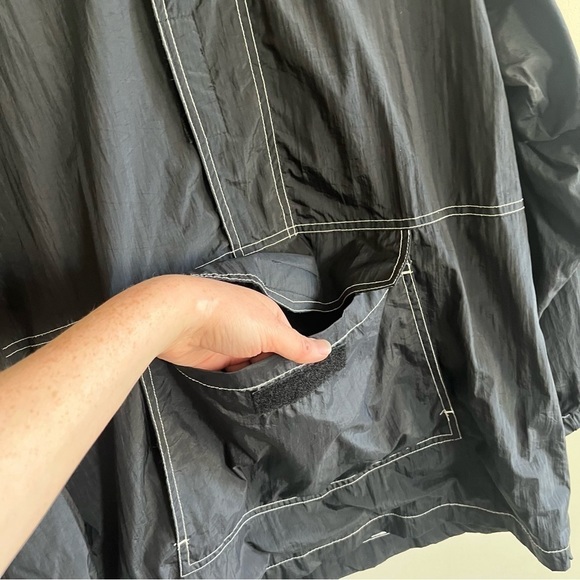 Vintage 1990s Northern Spirit by Hudson Bay Company Black Wind Breaker - Picture 7 of 11